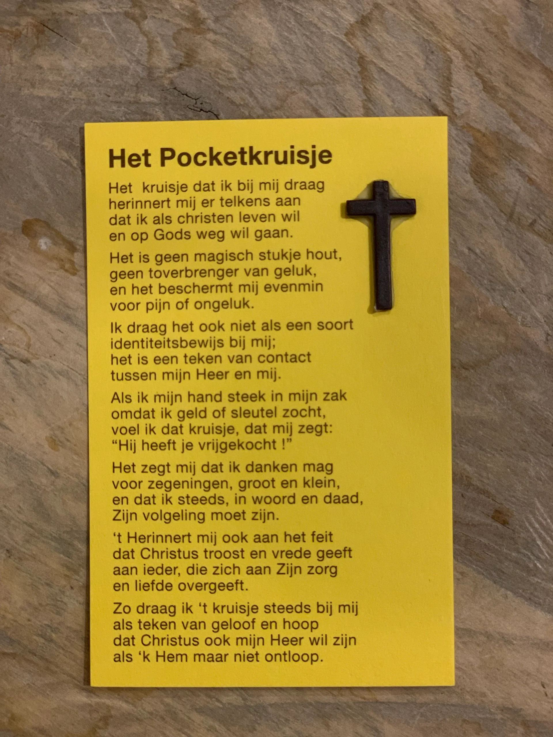 Het Pocketkruisje - Afbeelding 2
