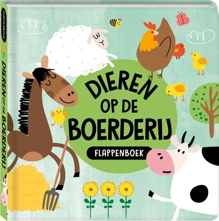 Flappenboek - Dieren op de Boerderij