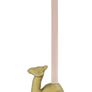 Zusss metalen kandelaartje kameel - goud