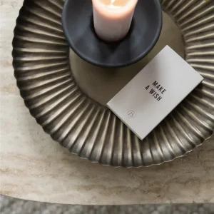 Actie Zusss 15 jaar - Stylingbord met Ribbels - 30cm - Metaal brons