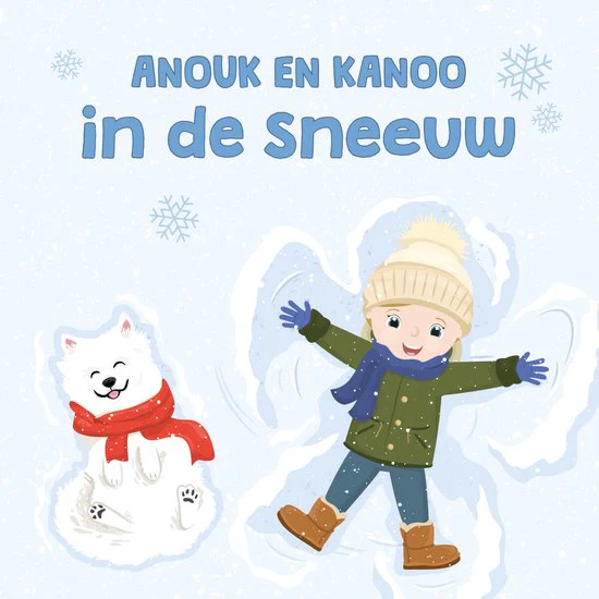 Anouk en Kanoo in de sneeuw - Anouk van der Jeught - Afbeelding 2