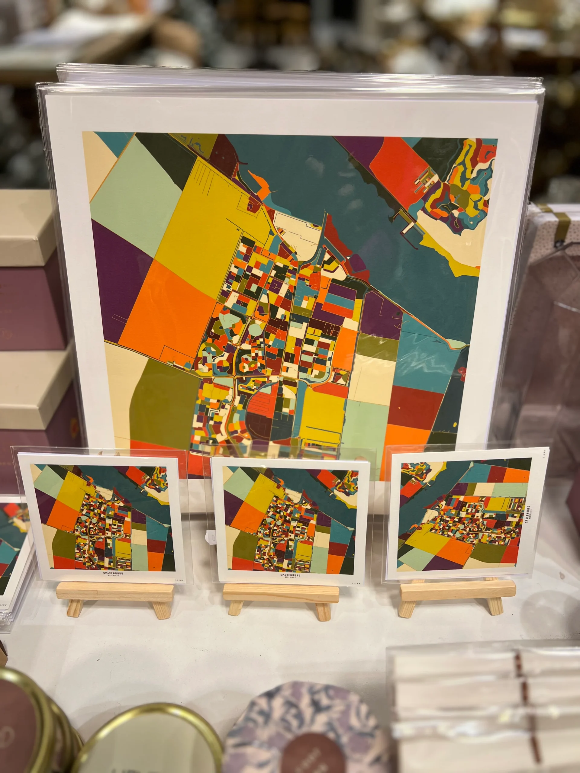 Lijnn Decor Poster 30x30cm - Spakenburg - Afbeelding 5