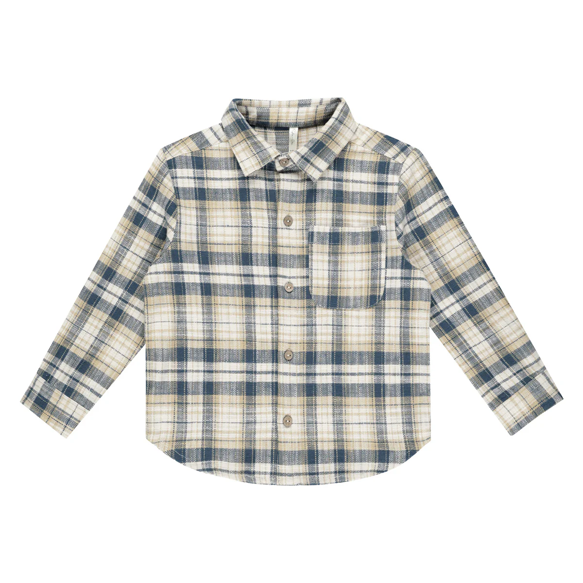 Rylee + Cru - blouse indigo plaid - Afbeelding 2