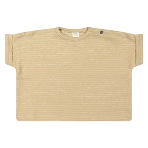 Riffle Amsterdam - terry T-shirt Jacky - beige stripe