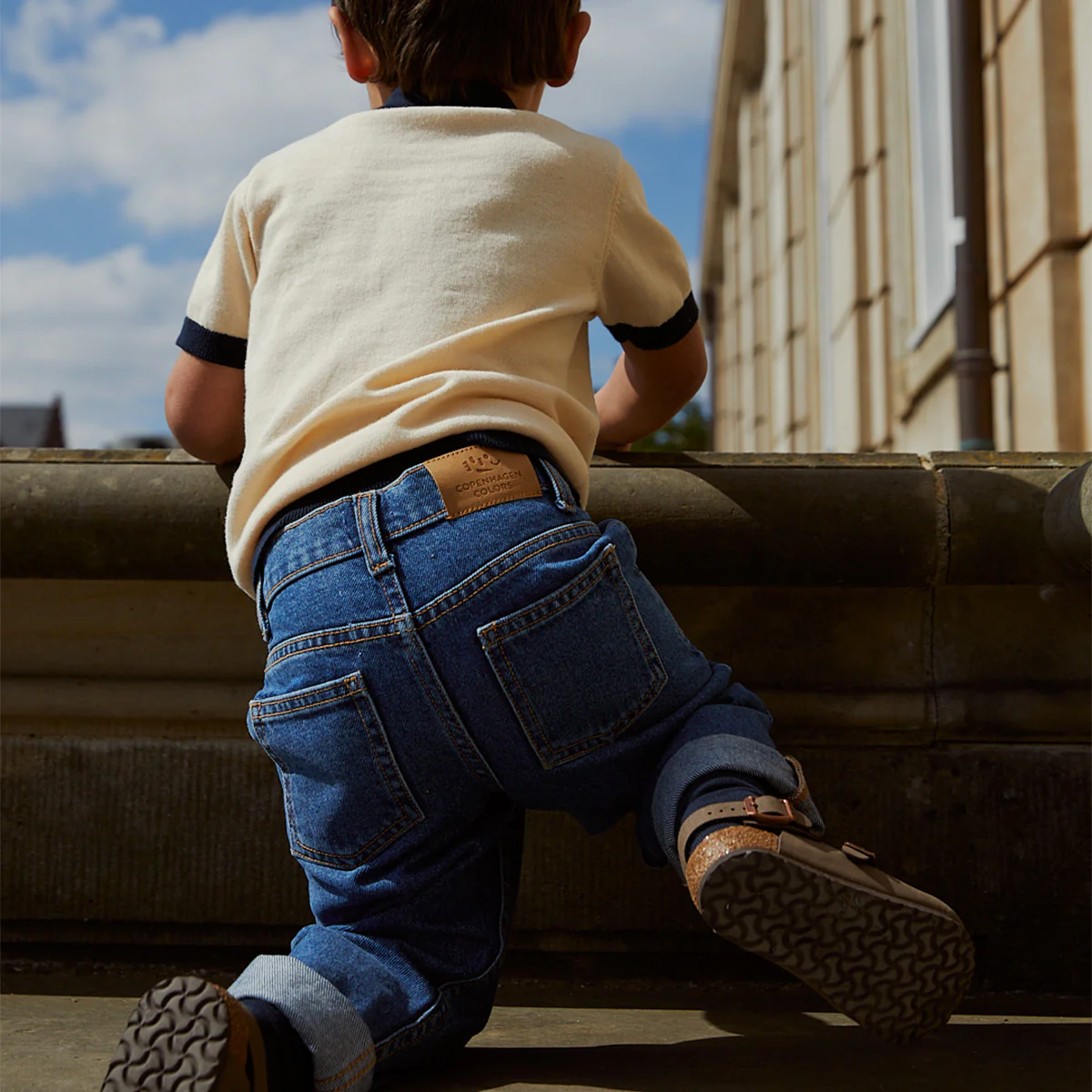 Copenhagen Colors - organic junior jeans regular fit - indigo blue washed - Afbeelding 7