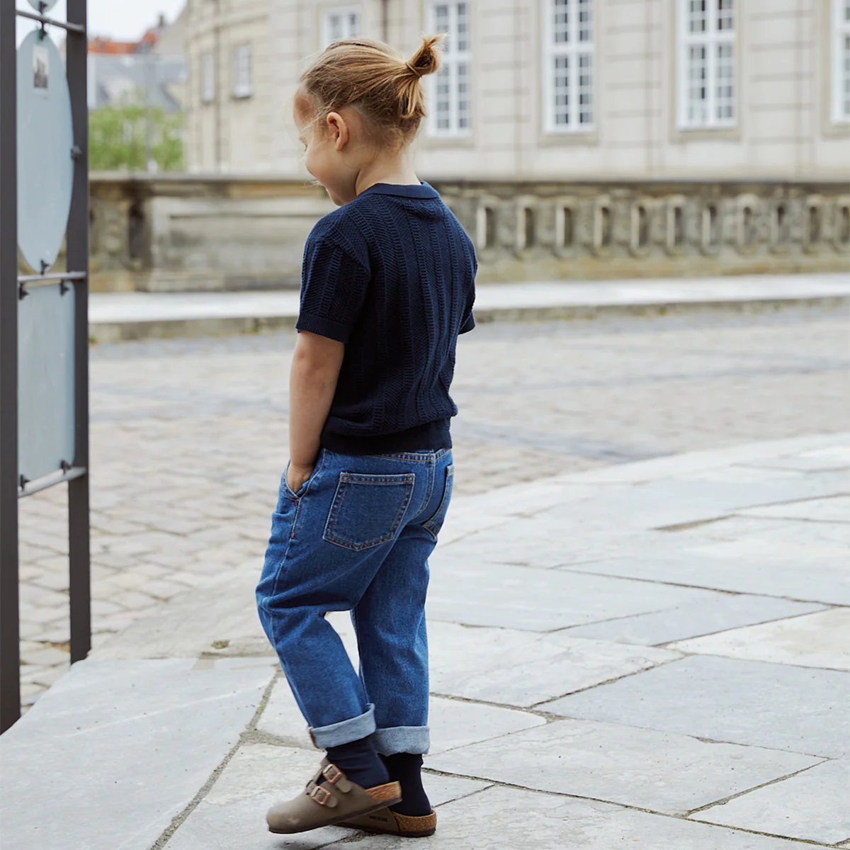 Copenhagen Colors - organic junior jeans regular fit - indigo blue washed - Afbeelding 4