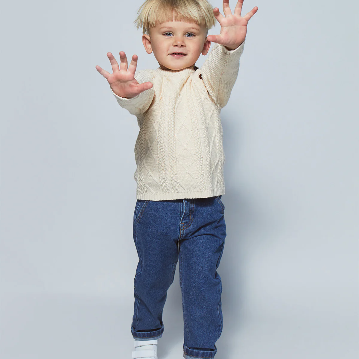 Copenhagen Colors - organic junior jeans regular fit - indigo blue washed - Afbeelding 3