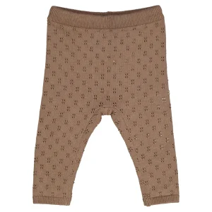 Müsli - knitted pants - walnut
