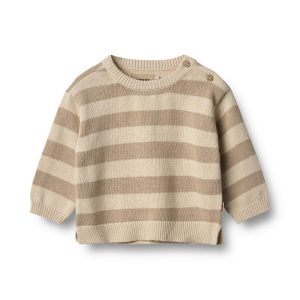 Wheat - knit pullover Morgan baby - beige stripe