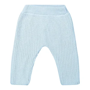 Two You Label - knitted pants Billy - sky blue