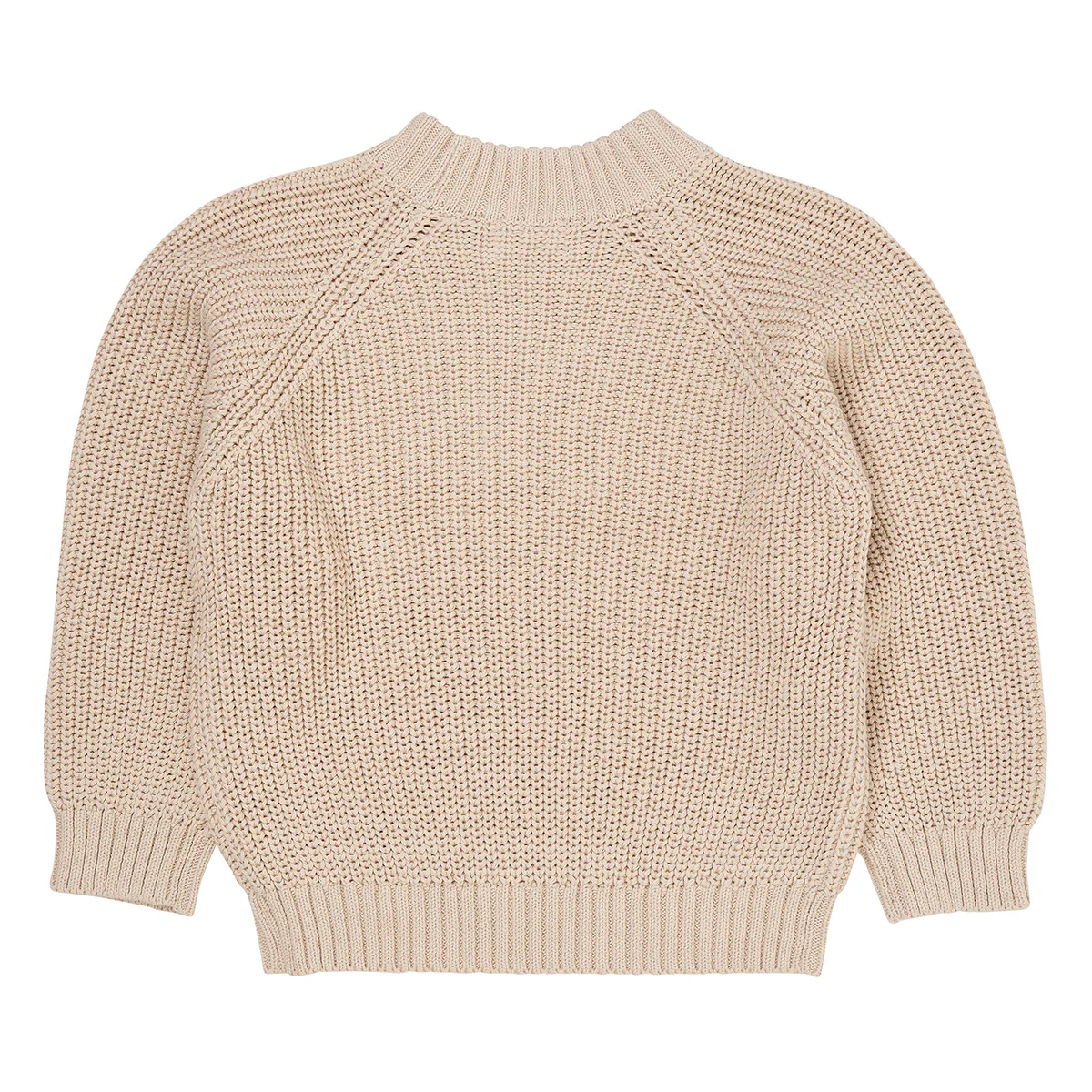 Copenhagen Colors - knitted classic rib jumper - beige - Afbeelding 3