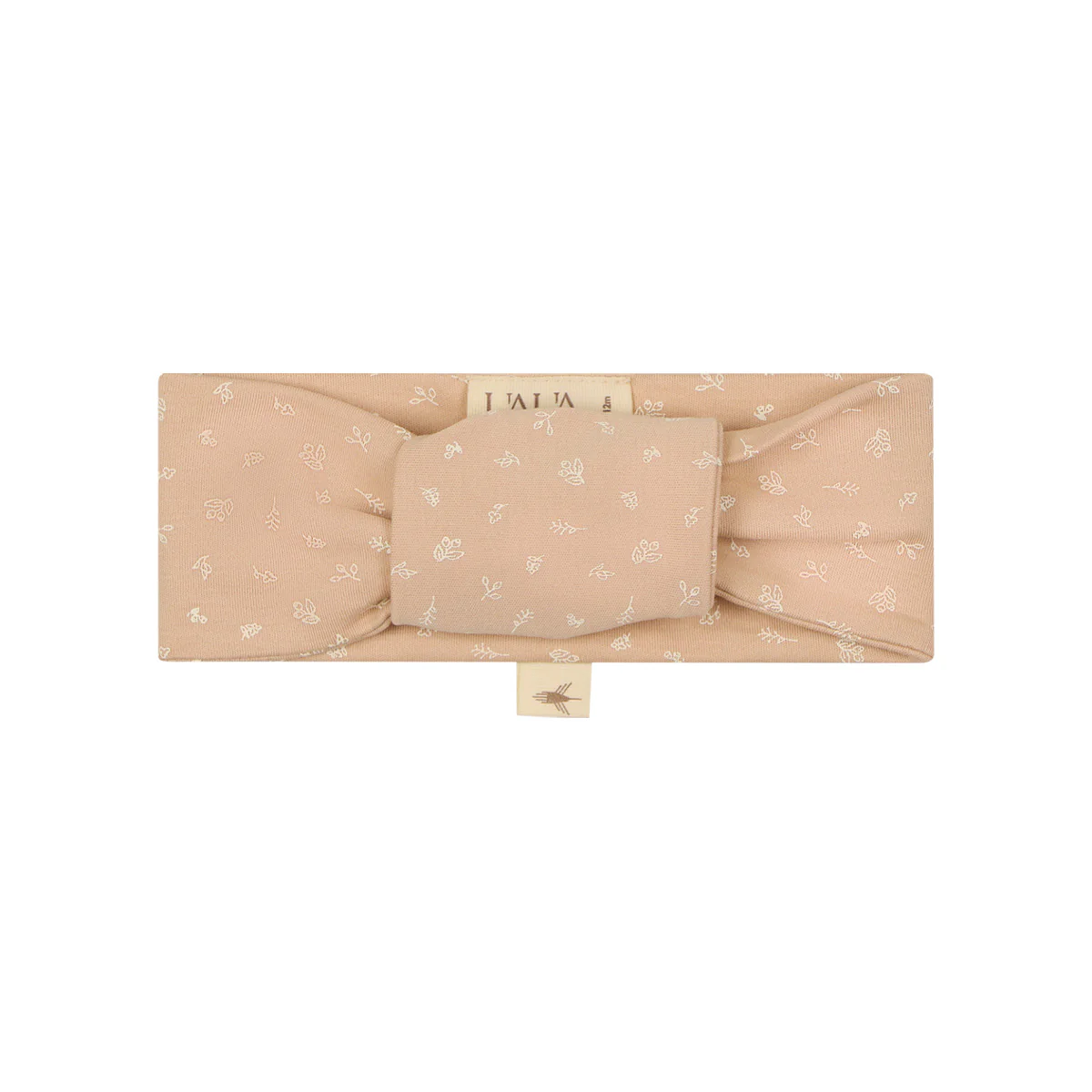 UAUA - knotted headband - rosa floral - Afbeelding 2