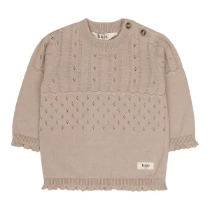 Baje Studio - knitted top Larrau - rose cafe