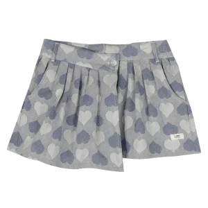 Labo - denim heart skirt Lenthe - blue light