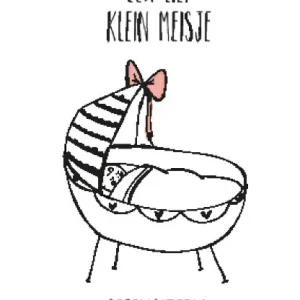 Een lief klein meisje - Studio LUV kaarten