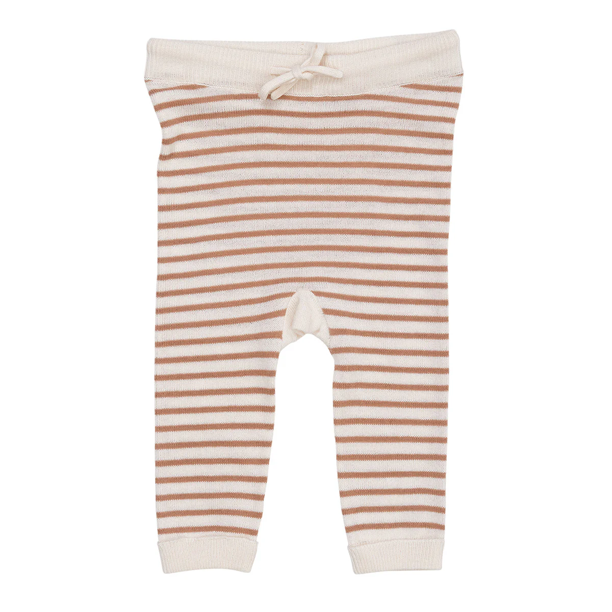Copenhagen Colors - light knitted stripe legging - natural