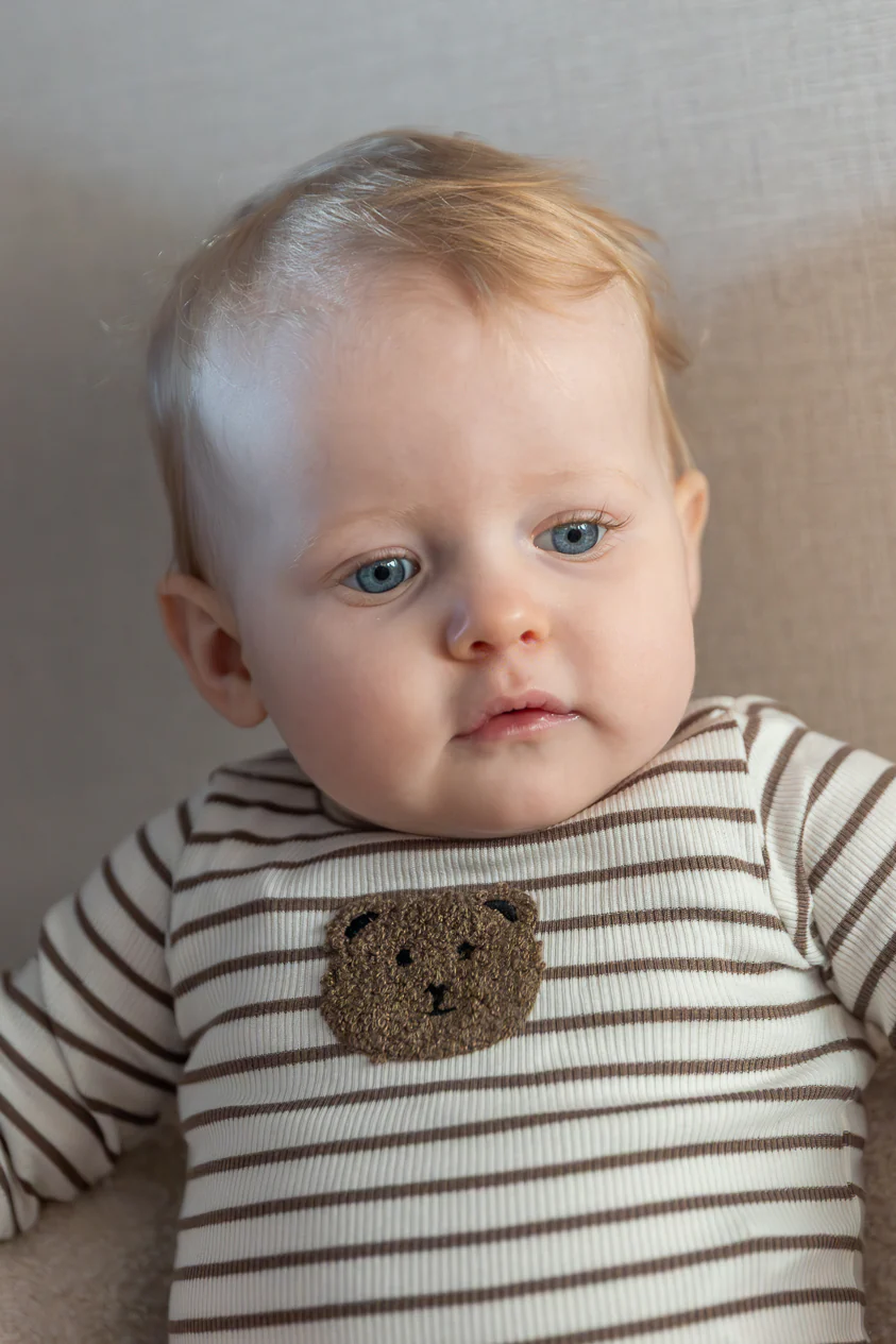 Lil'Atelier - body teddybear - coconut milk stripe - Afbeelding 3