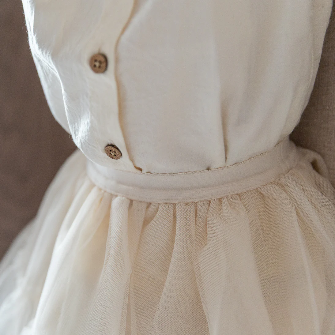 LIl'Atelier - tule skirt - pistachio shell - Afbeelding 7