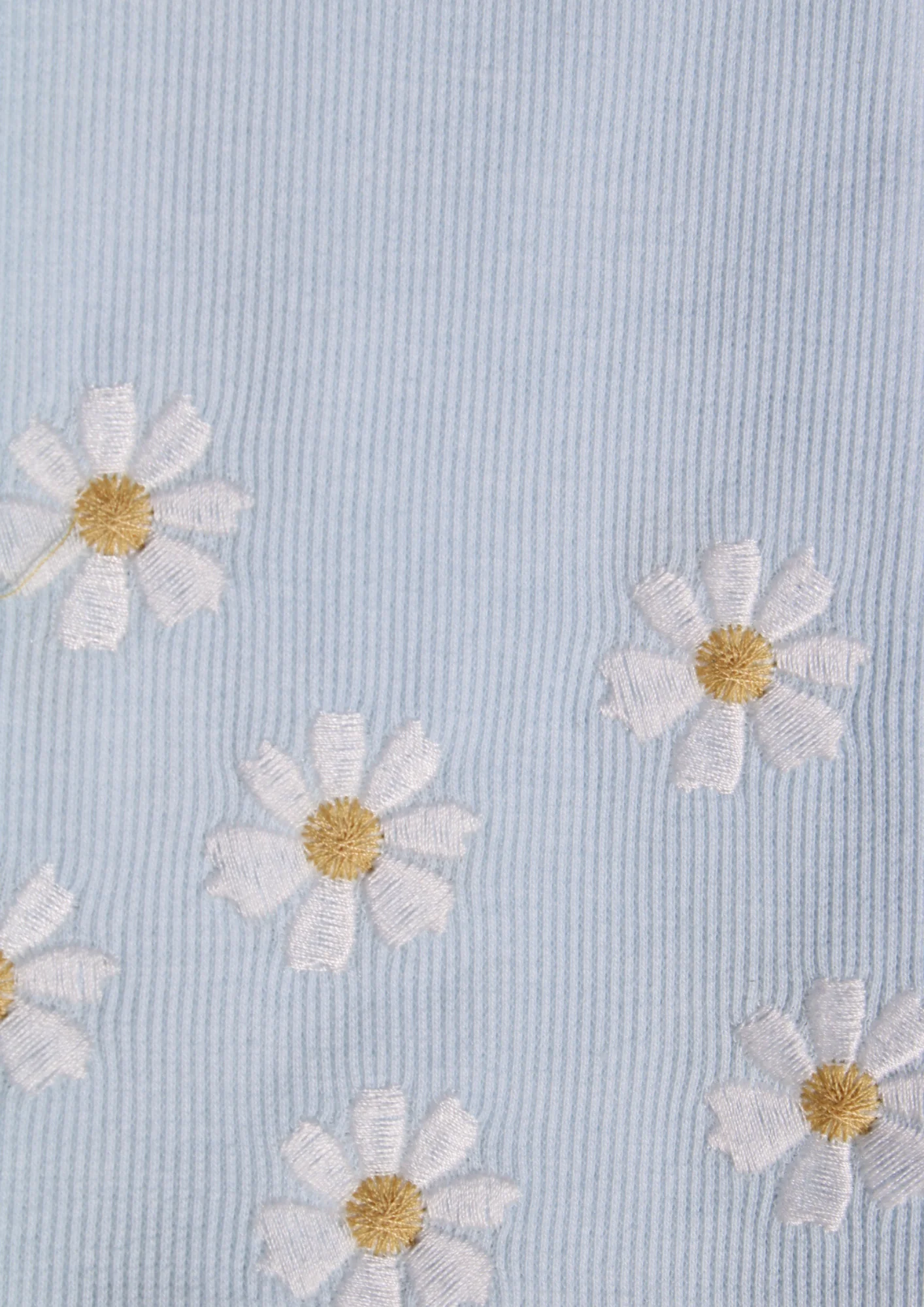 Two You Label - flare legging Lilly embroidery flower - light blue - Afbeelding 5