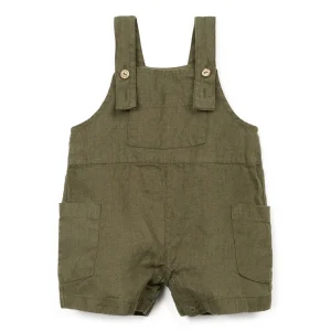 Play Up - linen jumpsuit - green