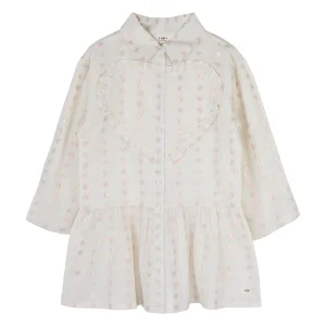 Labo - heart dress Linne - beige