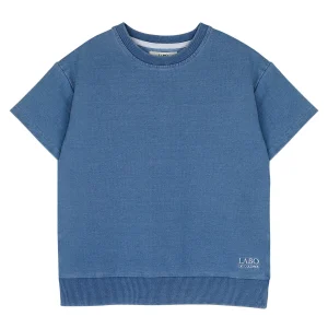 Labo - denim sweat shirt Lion - blue light