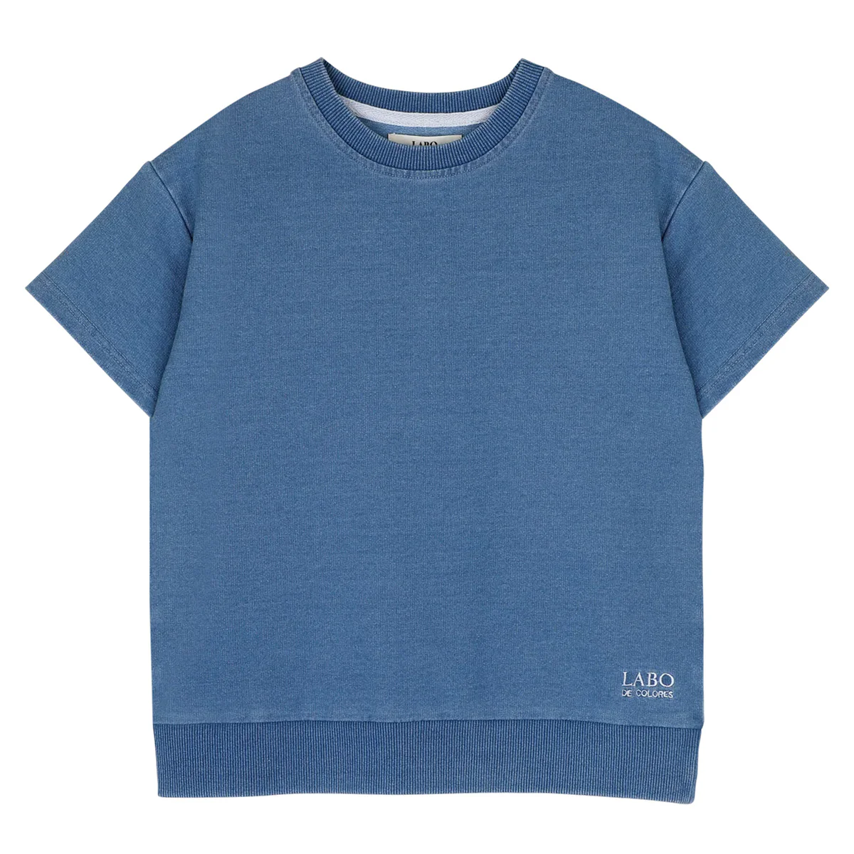 Labo - denim sweat shirt Lion - blue light - Afbeelding 2