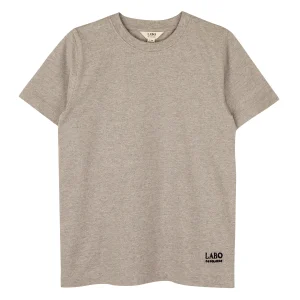 Labo - shortsleeve Lowen - taupe melange
