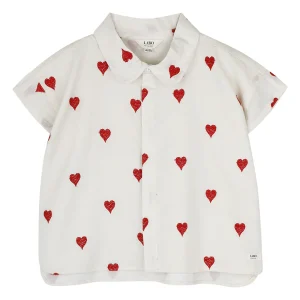 Labo - heart blouse Lymee - offwhite