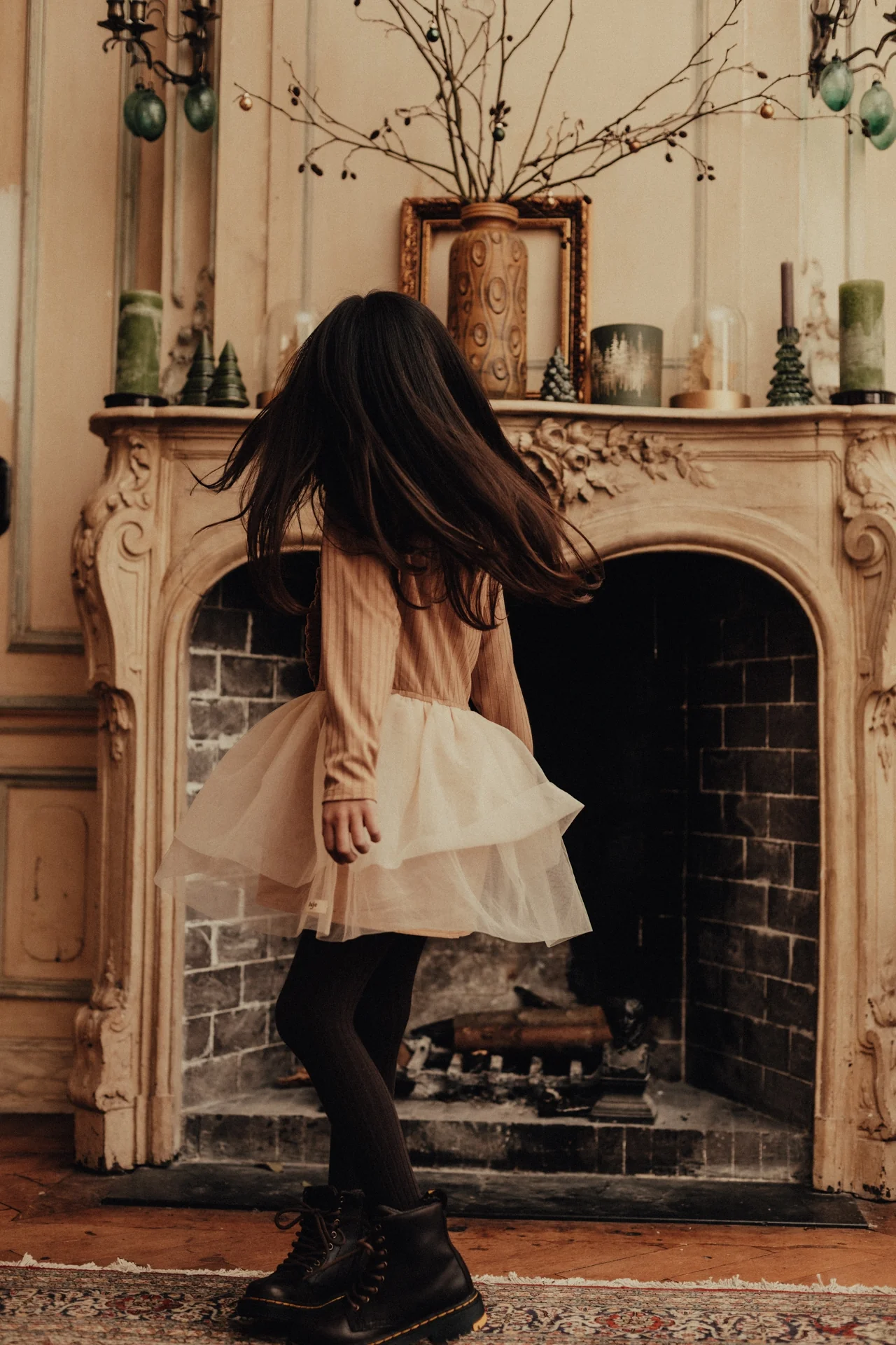 Baje Studio - dress Marly - peach almond - Afbeelding 4