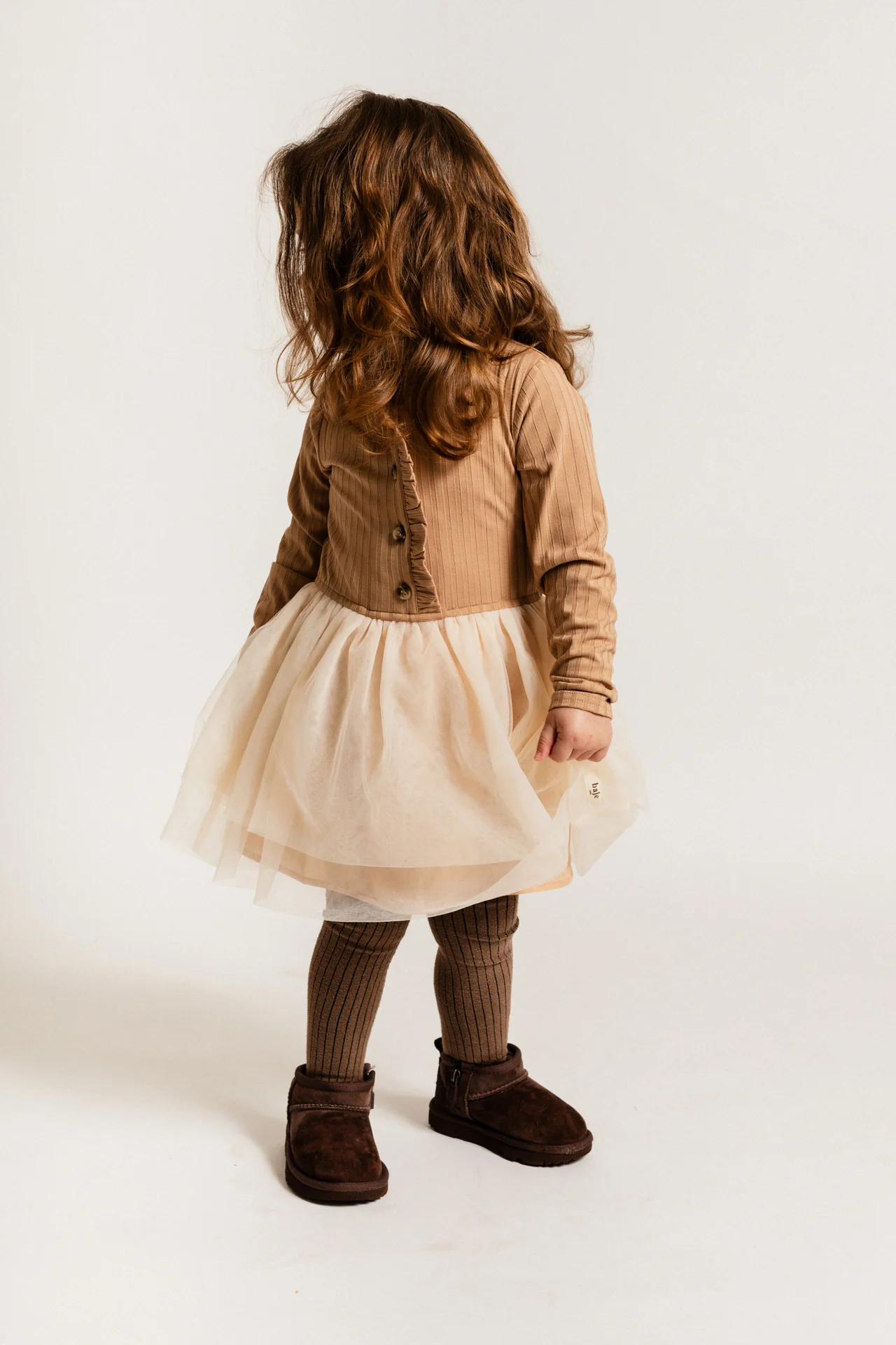 Baje Studio - dress Marly - peach almond - Afbeelding 6