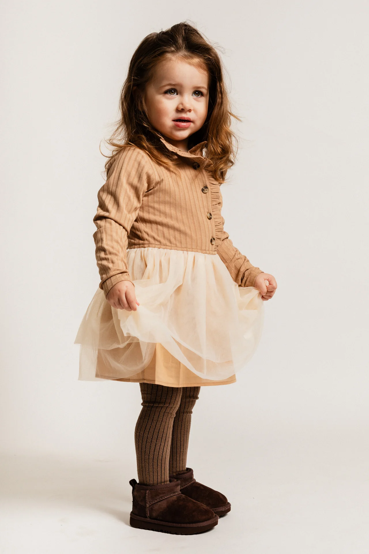 Baje Studio - dress Marly - peach almond - Afbeelding 8