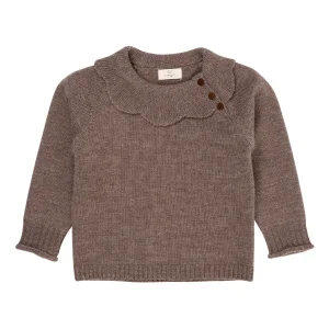 Copenhagen Colors - merino marguriette blouse - natural melange