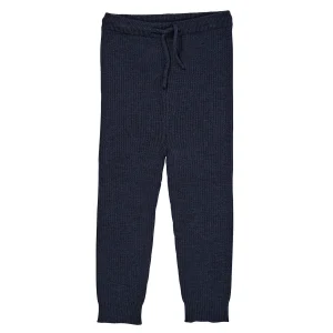 Copenhagen Colors - merino classic rib legging - navy
