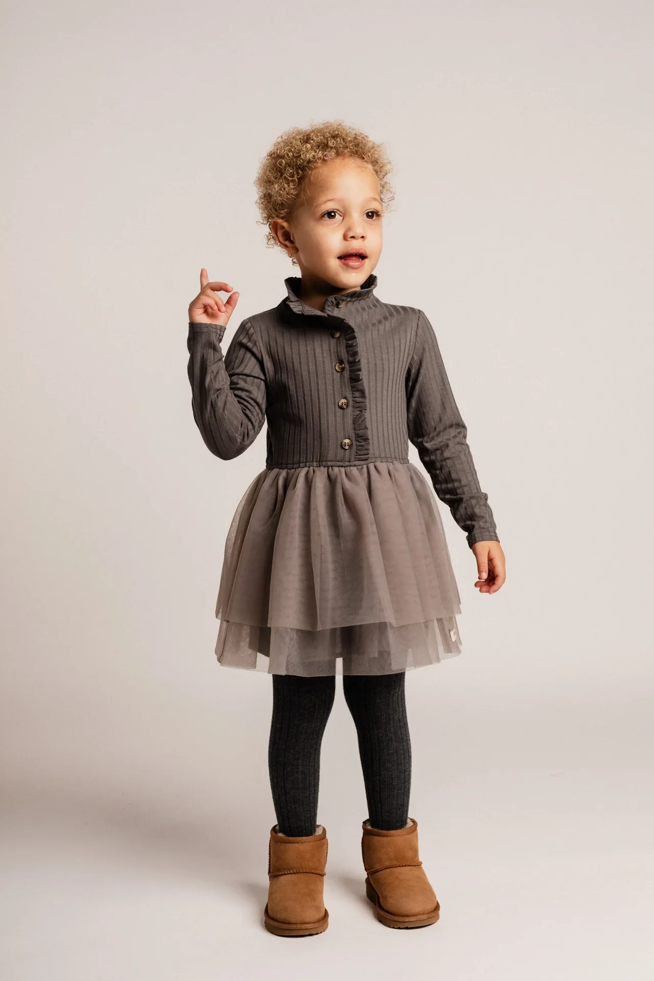 Baje Studio - maillot Milly - grey melange dark - Afbeelding 3