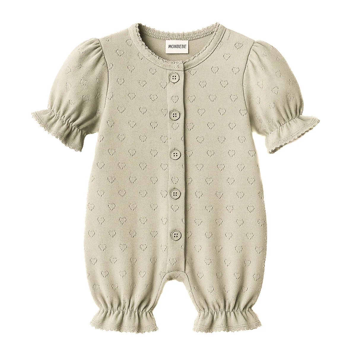 Monbebe - lovesuit - light kaki - Afbeelding 2