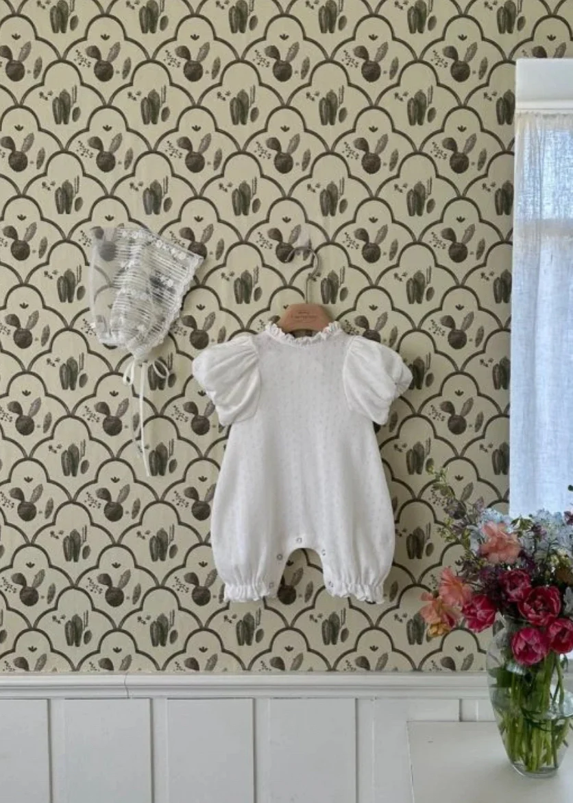 Monbebe - Bli Eyelet suit - ivory - Afbeelding 3