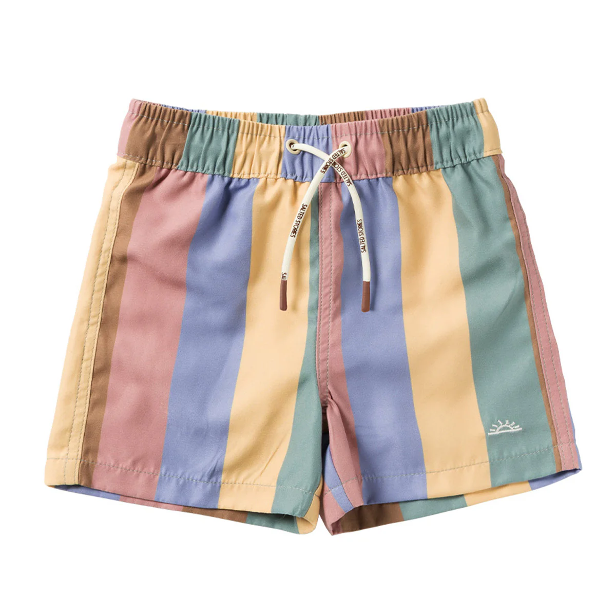 Salted Stories - swim shorts multi stripe