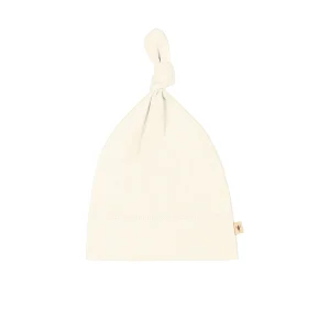 UAUA - knotted newborn hat - crema