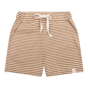 Navy Natural - shorts Niels - biscuit stripe
