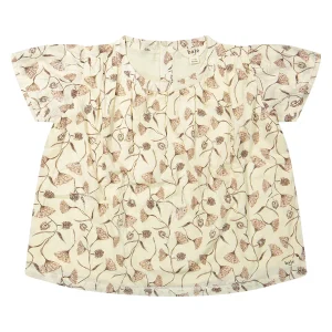 Baje Studio - flower blouse Nisa - crème oat