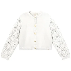 LRDM petits - cardigan Noelle - antique white