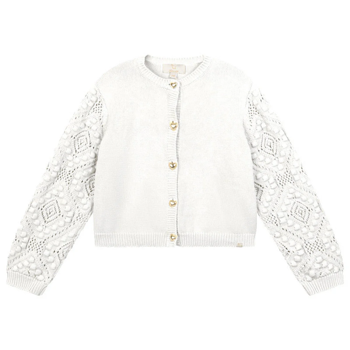 LRDM petits - cardigan Noelle - antique white