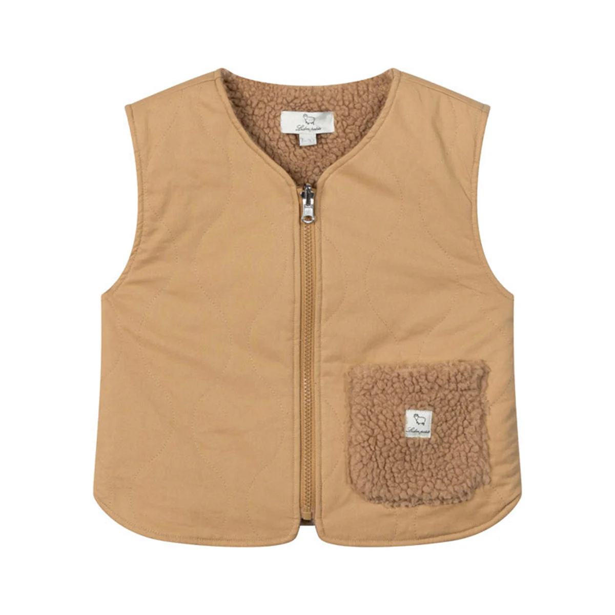 LRDM petits - reversible gilet Olivier - rust - Afbeelding 2