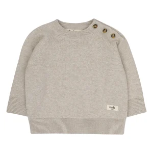 Baje Studio - knitted sweater Oto - taupe cafe