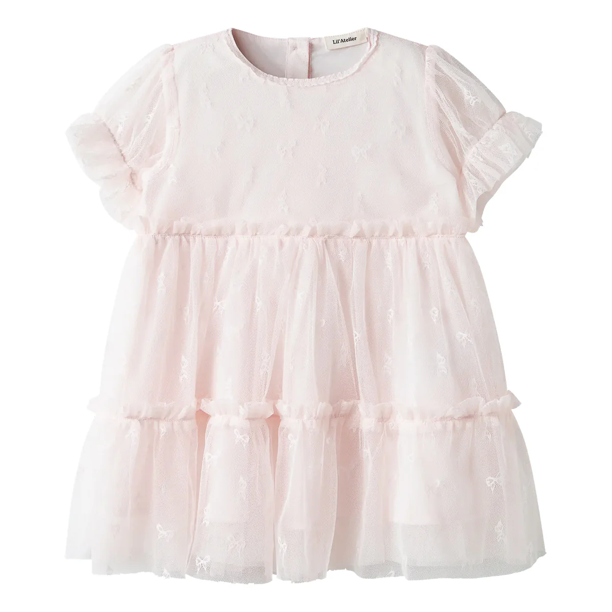 Lil'Atelier - tule bow dress - almost mauve - Afbeelding 2