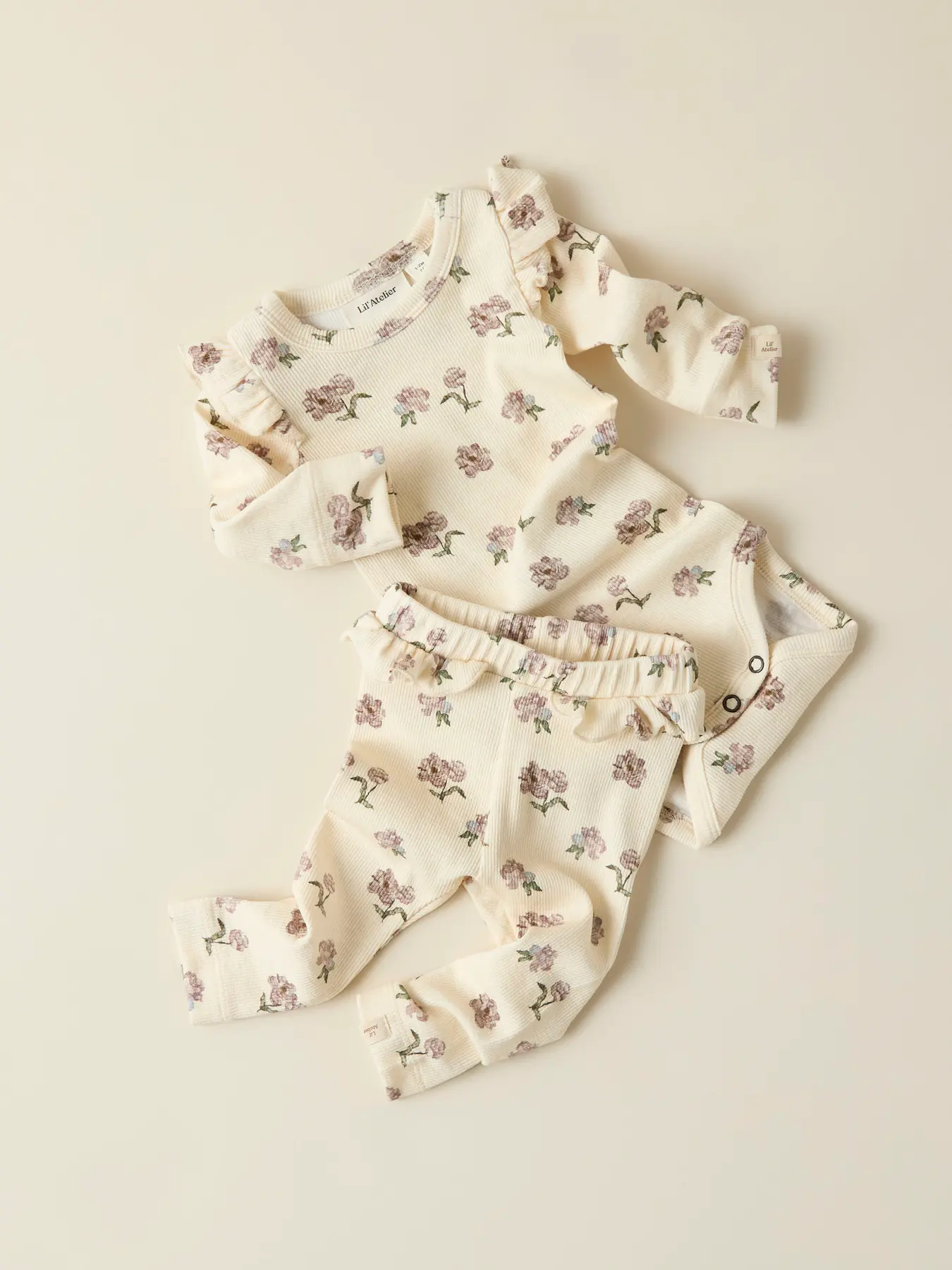 Lil'Atelier - legging Peony - turtledove - Afbeelding 4