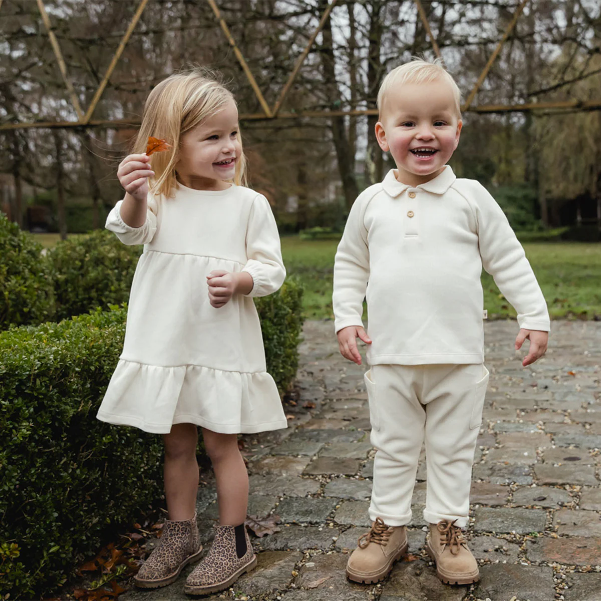 UAUA - tiered dress - perla - Afbeelding 4