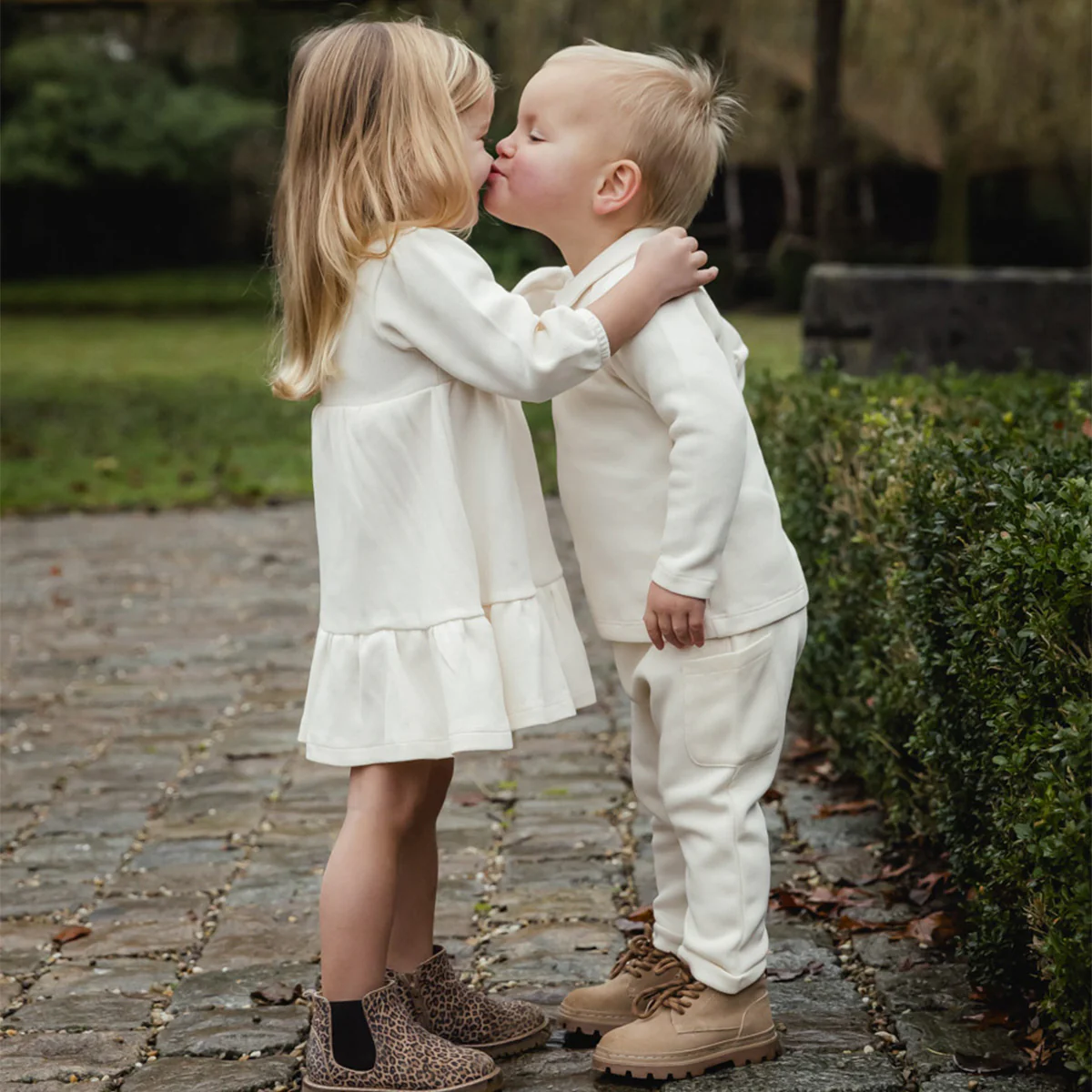 UAUA - tiered dress - perla - Afbeelding 3