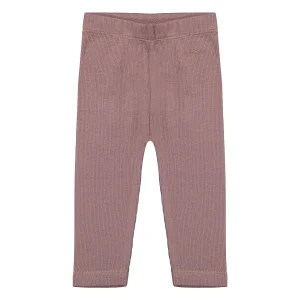 Riffle Amsterdam - legging Perr solid rib - mauve